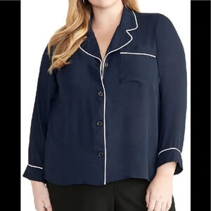 Rachel Roy – Nova Button Down Shirt (Plus Size)